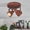 DROBAK Ceiling Light rust-coloured, 2-light sources