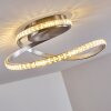 Saginaw Ceiling Light LED matt nickel, 1-light source, Remote control, Colour changer