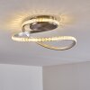 Saginaw Ceiling Light LED matt nickel, 1-light source, Remote control, Colour changer