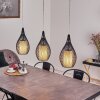 CHIPOC Pendant Light black, 3-light sources