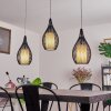 CHIPOC Pendant Light black, 3-light sources