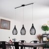 CHIPOC Pendant Light black, 3-light sources