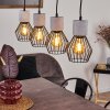 ANNADALE Pendant Light grey, black, 4-light sources