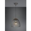 Trio IVAR Pendant Light dark brown, matt nickel, 1-light source