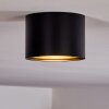 KRISTALLO Ceiling Light LED black, 1-light source