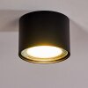 KRISTALLO Ceiling Light LED black, 1-light source