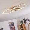 TORRES Ceiling Light LED matt nickel, 3-light sources