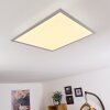 FARC Ceiling Light LED silver, 1-light source, Remote control