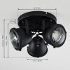 GLOSTRUP Ceiling Light LED black, 3-light sources