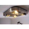 Granada ceiling light LED matt nickel, 4-light sources