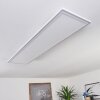 SALAMO Ceiling Light LED white, 2-light sources, Remote control