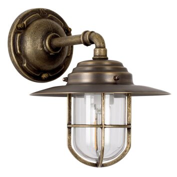 KS Verlichting Tours Wall Light bronze, copper, 1-light source