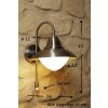Eglo SIDNEY wall light stainless steel, Motion sensor