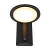 Steinhauer LUZON Outdoor Wall Light LED black, 1-light source