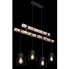 Globo MINA Pendant Light black, 4-light sources