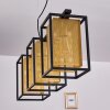 KABUL Pendant Light black, 3-light sources