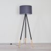 MENOCAL Floor Lamp Light wood, black, 1-light source