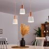 ALTAMIROS Pendant Light copper, white, 3-light sources