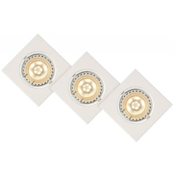 Lucide FOCUS recessed spotlight LED grey, 3-light sources