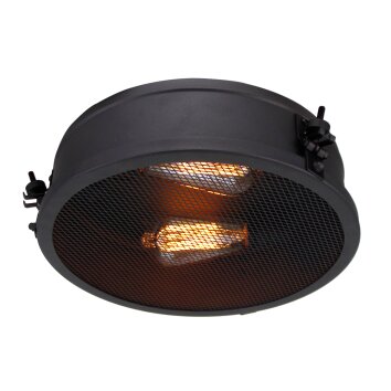 Brilliant ZOIS Ceiling Light black, 1-light source