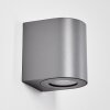 MORA Outdoor Wall Light LED grey, 2-light sources