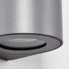 MORA Outdoor Wall Light LED grey, 2-light sources