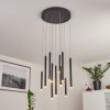 PORQUERA Pendant Light LED black, 11-light sources