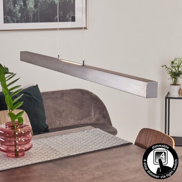 TUMBILA Pendant Light LED matt nickel, 1-light source