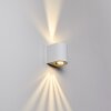 MORA Outdoor Wall Light LED white, 2-light sources
