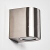 MORA Outdoor Wall Light LED stainless steel, 2-light sources