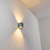 MORA Outdoor Wall Light LED matt nickel, 2-light sources