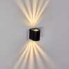 MORA Outdoor Wall Light LED black, 2-light sources