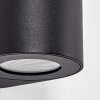MORA Outdoor Wall Light LED black, 2-light sources