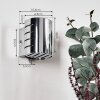 PONTE Wall Light chrome, 1-light source