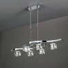 Mantra CUADRAX Pendant Light chrome, 6-light sources
