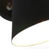 Steinhauer Anne Fastlåst Wall Light black, 2-light sources