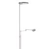 Steinhauer Turound Floor Lamp LED brushed steel, 2-light sources