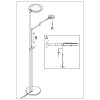 Steinhauer Turound Floor Lamp LED brushed steel, 2-light sources
