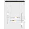 Mantra CUBA Pendant Light LED gold, black, 1-light source