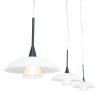 Steinhauer Tallerken Pendant Light LED matt nickel, 3-light sources