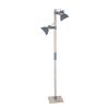 Steinhauer Gearwood Floor Lamp grey, Light wood, 2-light sources