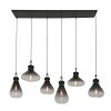 Steinhauer Flere Pendant Light grey, black, 6-light sources