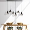 Steinhauer Flere Pendant Light grey, black, 6-light sources
