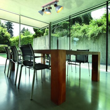 Steinhauer Gearwood Spotlight Light wood, 3-light sources