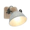 Steinhauer Gearwood Spotlight Light wood, matt nickel, 1-light source