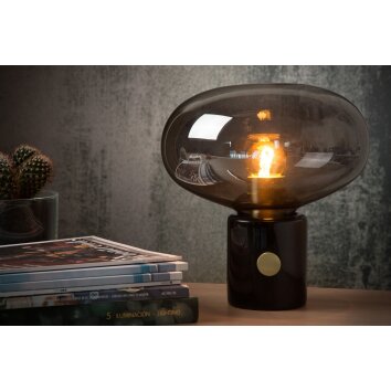 Table Lamp Lucide CHARLIZE grey, 1-light source