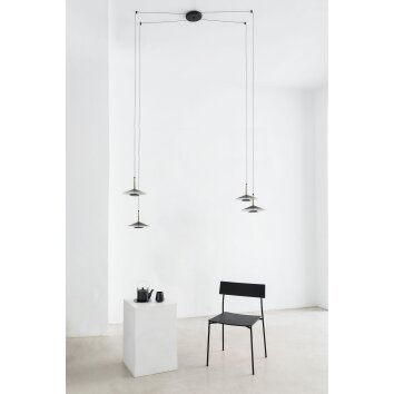 Mantra ORION Pendant Light LED brass, black, 1-light source