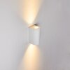 Boda Outdoor Wall Light white, 2-light sources