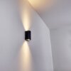 Boda Outdoor Wall Light black, 2-light sources