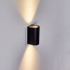 Boda Outdoor Wall Light black, 2-light sources